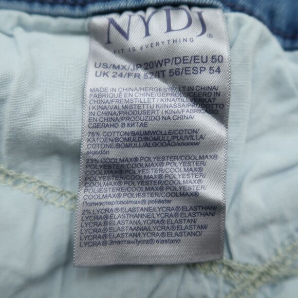 Not Your Daughters Jeans NYDJ Women's 20WP High-Rise Marilyn Straight 22" Inseam - Picture 11 of 16